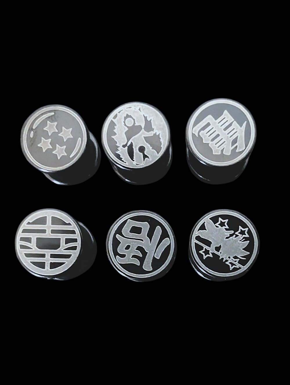 Flyun Stainless Steel Faux Gauge Earrings